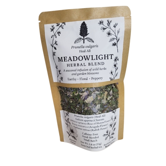 Meadowlight Herbal Blend Loose Leaf Tea | Caffeine-Free Wildflower Infusion - Picture 1 of 6